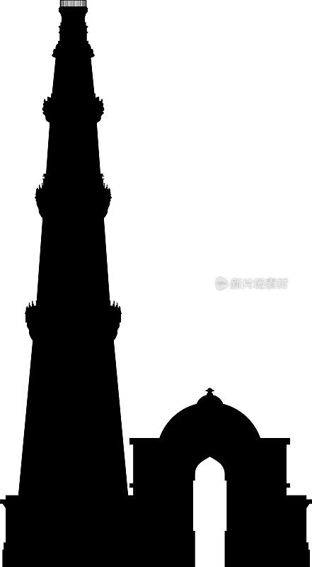 Qutub Minar，德里，印度